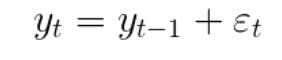 Stationary Time Series Analysis Unit root test formula