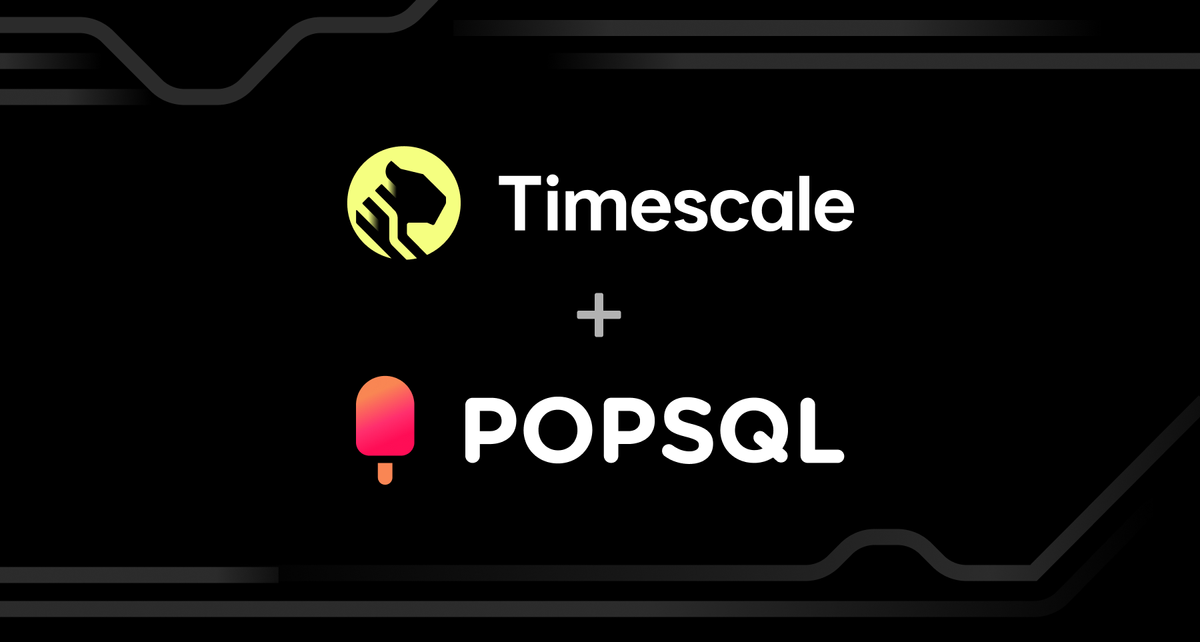 Today we are announcing that Timescale has acquired PopSQL, the modern SQL editor, collaboration, and visualization tool for developers and data teams