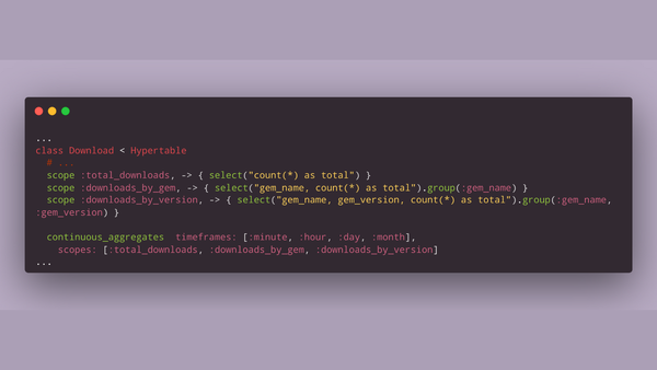 Building a Better Ruby ORM for Time Series and Analytics
